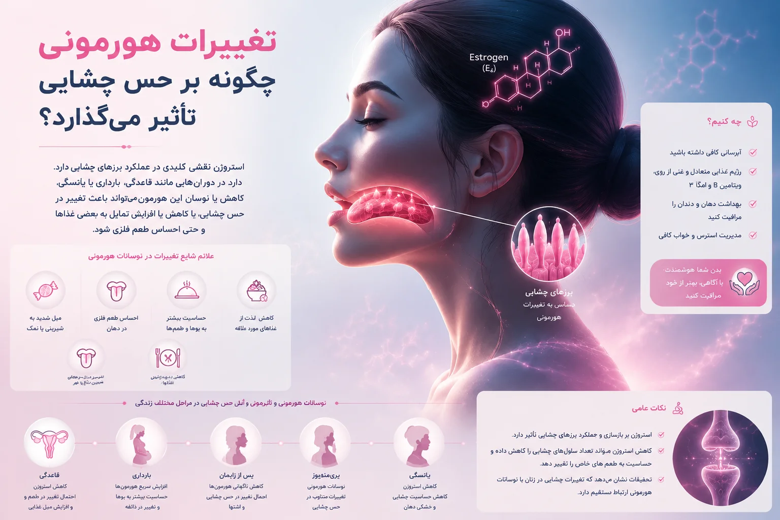 تغییر مزه دهن در بارداری