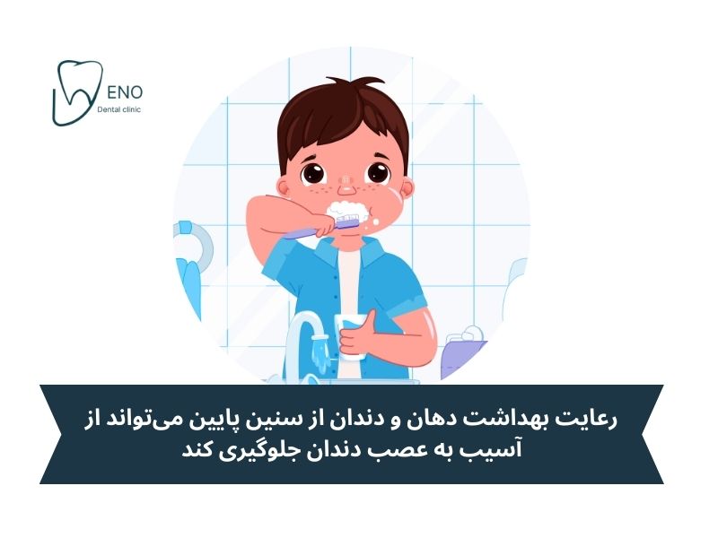 پیشگیری از عصب کشی دندان کودکان