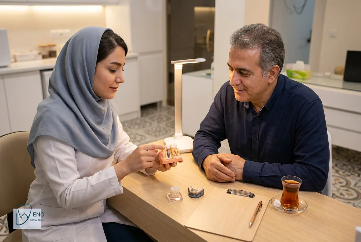 جمعبندی بازه قیمت ایمپلنت کرهای با روکش در سال ۱۴۰۵